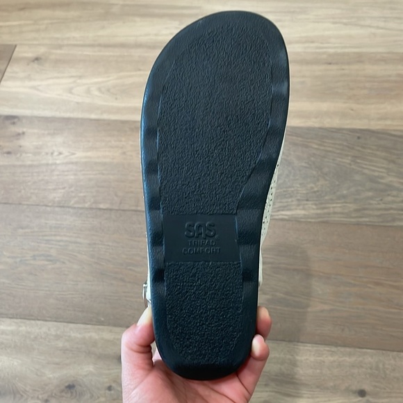 SAS Tripad Women's Size 10M Comfort Relaxed Brown Leather Sandals Strap Buckles - Picture 15 of 16